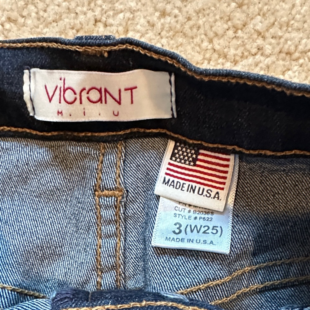 Vibrant Dark Blue Flare Jeans - Picture 2 of 4
